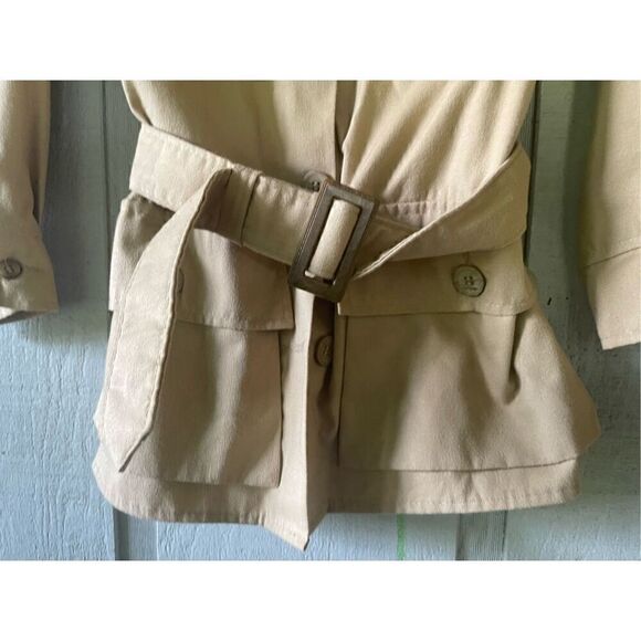 Vintage BOB ALLEN GUN CLUB SAFARI Sportswear Belted Jacket Sz 32 - Picture 8 of 11